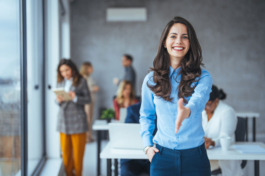 Recruiterin stellt sich vor
